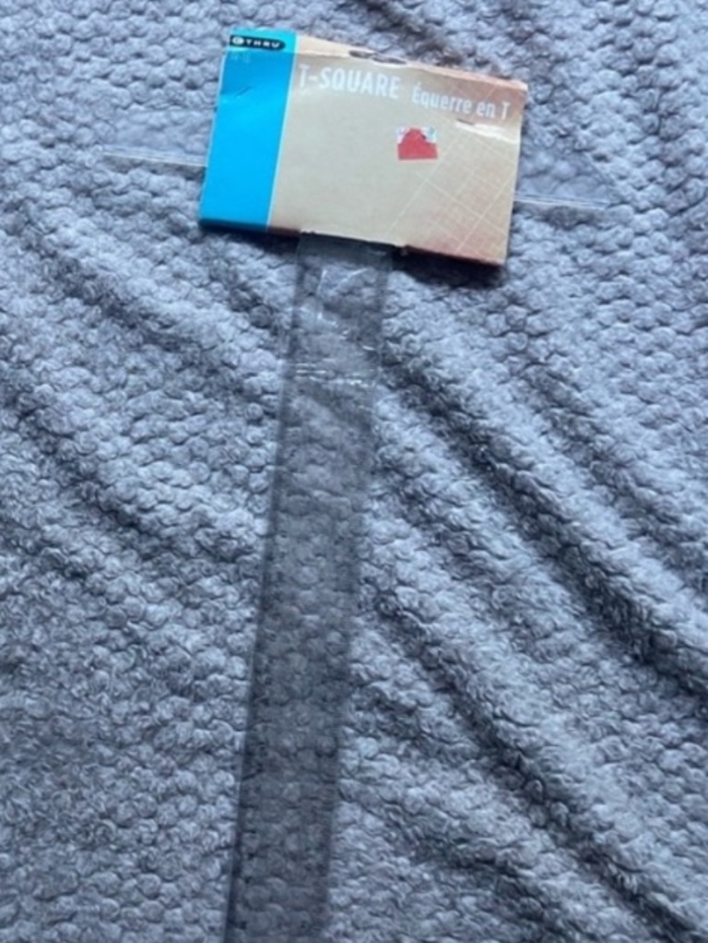 Clear plastic T-Squares